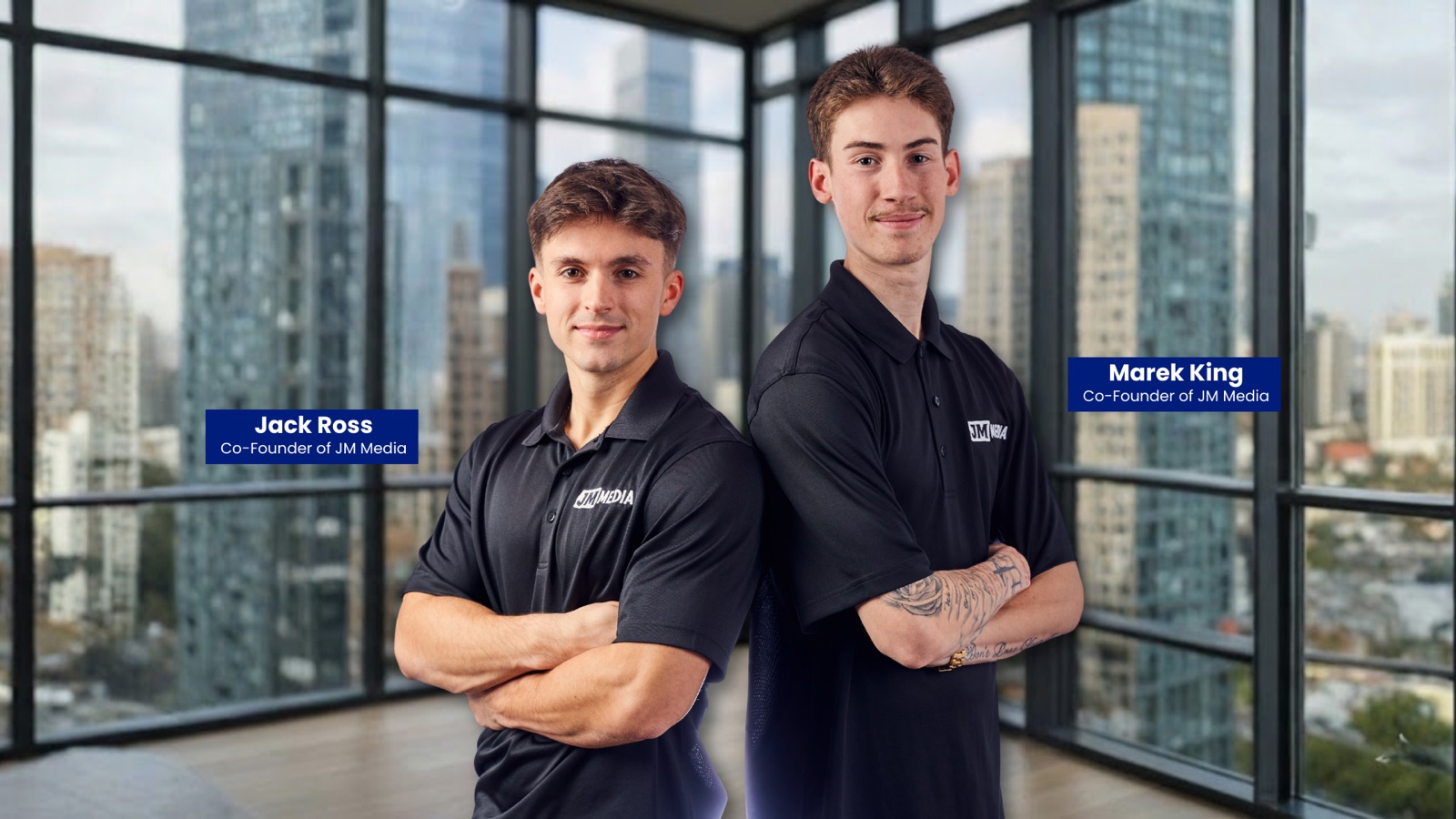 Jack Ross and Marek King, Co-Founders of JM Media