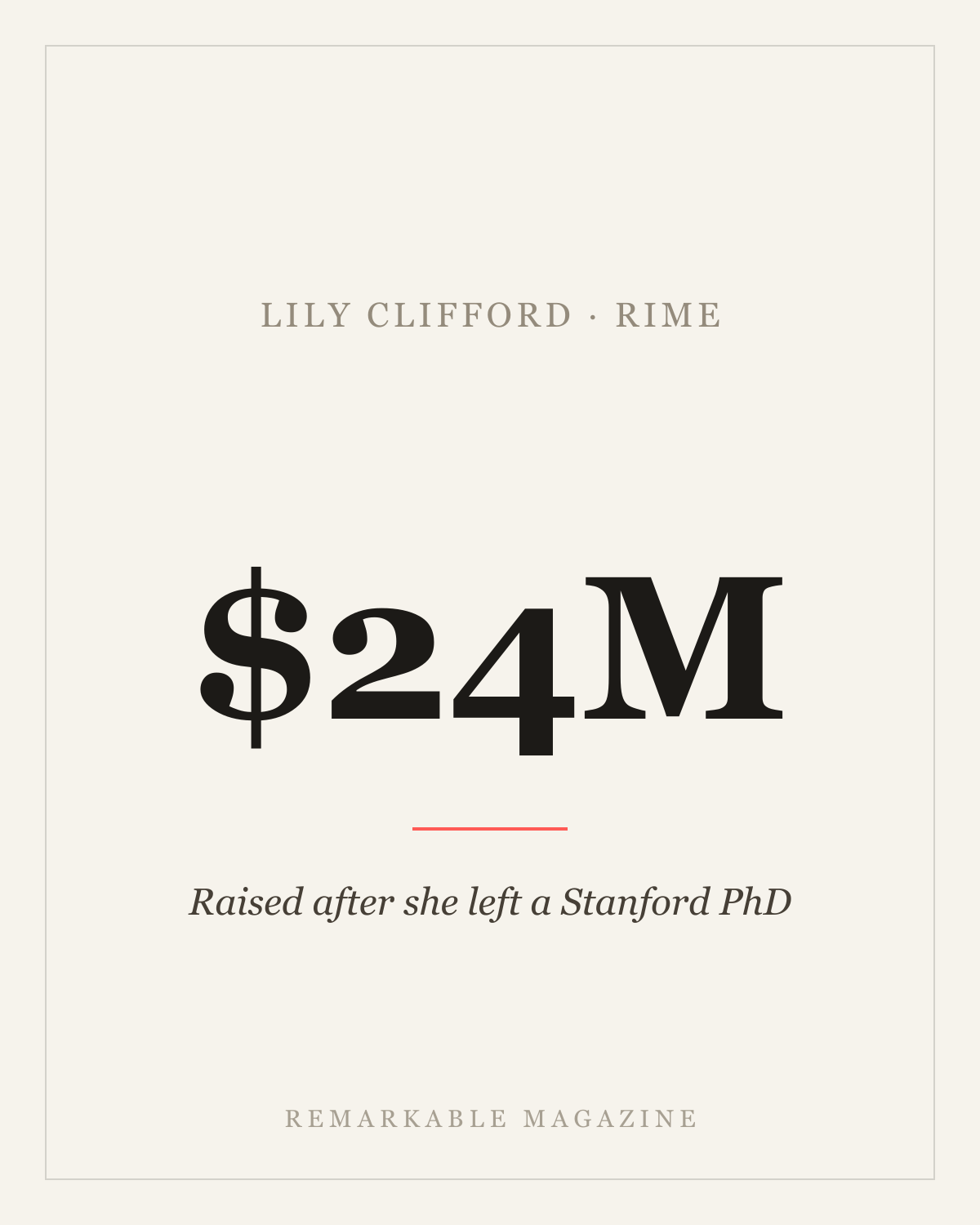 Rime raised $24 million three years after Lily Clifford left her Stanford PhD