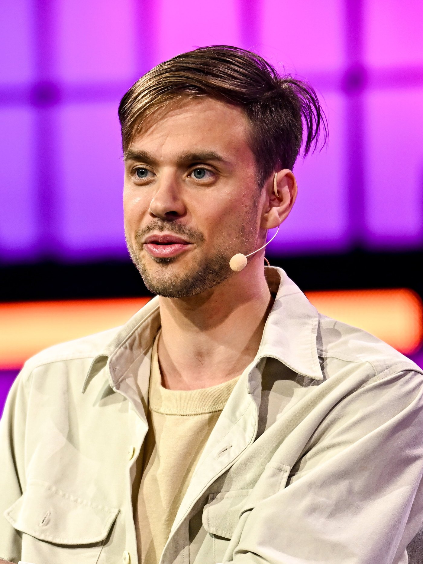 Anton Osika, Co-Founder and CEO of Lovable, speaking at Web Summit 2025