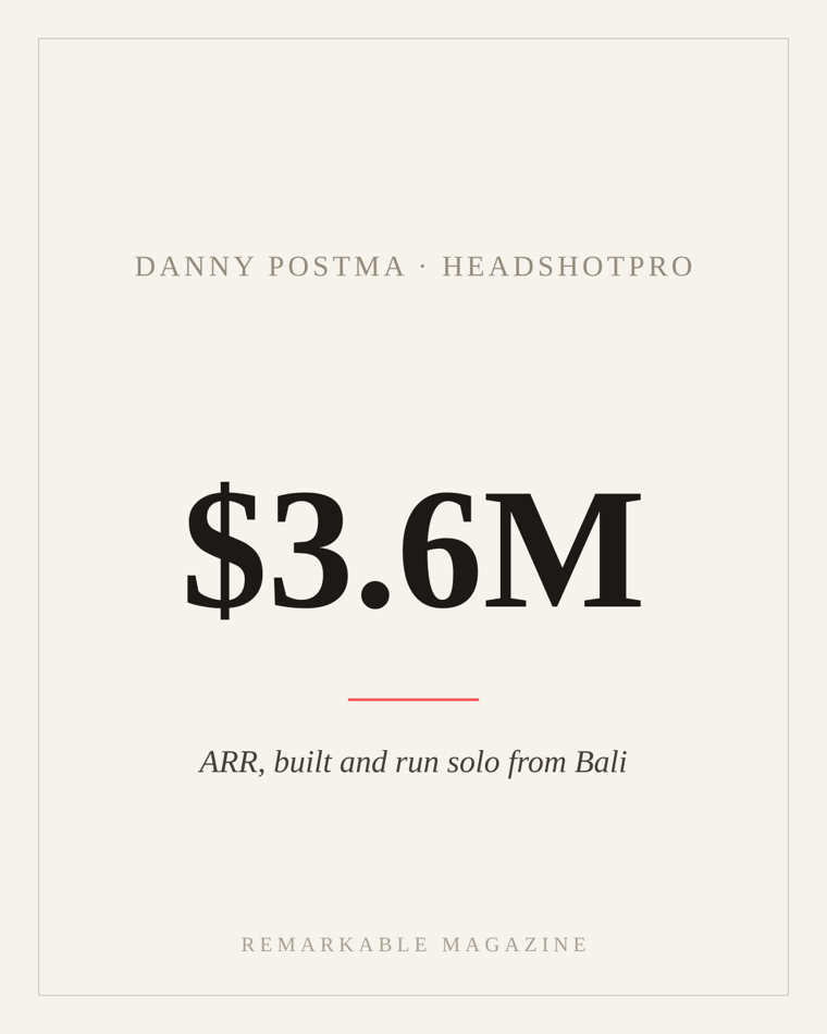 Danny Postma, founder of HeadshotPro